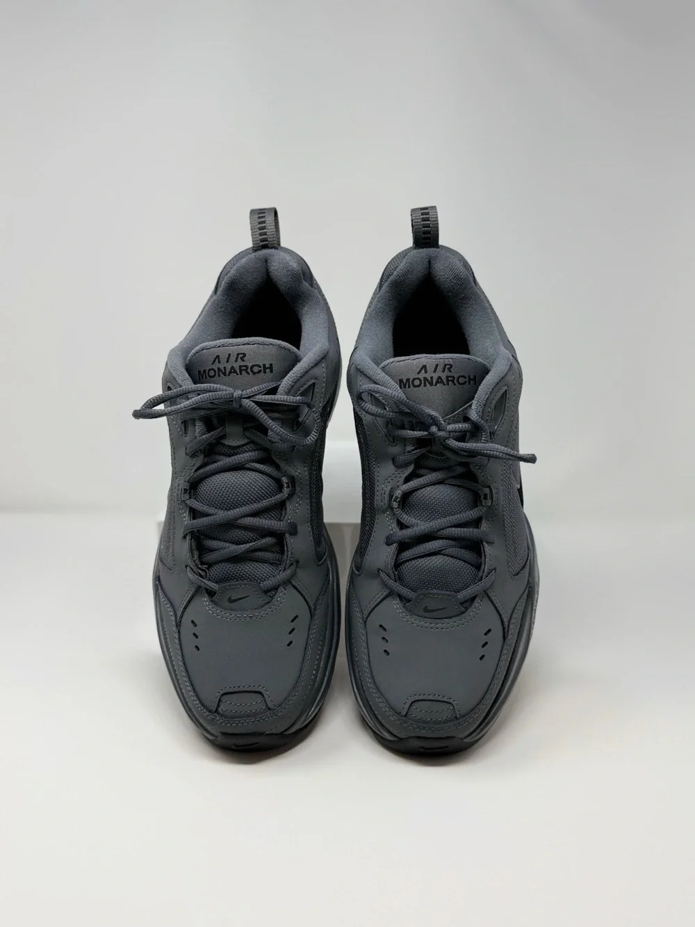 Nike Air Monarch IV Gray Black Sneakers Mens Size 10.5 Athletic Walking Dad Shoe - Picture 3 of 14